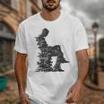 Men Pixel Art Geometric Book Human Drawing Graphic Men Unisex T-Shirt