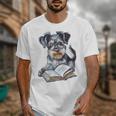 Nerdy Schnauzer Dog Book Lover Glasses Cute Pet For Men Women Kids Unisex T-Shirt Nerdy Schnauzer Dog Book Lover Glasses Cute Pet For Men Women Kids Unisex T-Shirt