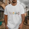 The Perfect Weekend Camping Essentials Wine Books Campfire Unisex T-Shirt