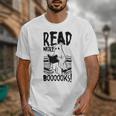 Read More Books Ghost Halloween Reading Teacher Literacy Unisex T-Shirt