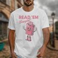 Read 'Em Western Cowgirl Retro Groovy Reading Books Unisex T-Shirt