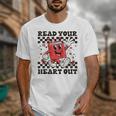Read Your Heart Out Teacher Valentines Book Lover Unisex T-Shirt Read Your Heart Out Teacher Valentines Book Lover Unisex T-Shirt