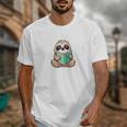 I Read Past My Bedtime Reading Sloth Book Lover Unisex T-Shirt