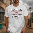 Reading Is My Favorite Sport Book Lover Saying Quote Unisex T-Shirt Reading Is My Favorite Sport Book Lover Saying Quote Unisex T-Shirt