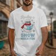 Reading Is Snow Much Fun Book Lover Winter Snowman Humor Unisex T-Shirt Reading Is Snow Much Fun Book Lover Winter Snowman Humor Unisex T-Shirt