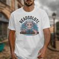Readsolotl Book Lover Reading Axolotl Kids Reader Unisex T-Shirt