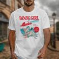 Retro Book Girl Summer For Women Beach Reading Unisex T-Shirt