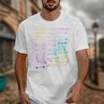 Return To Library Card Book Due Date Bookish Rainbow Reading Unisex T-Shirt