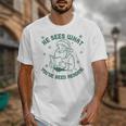 He Sees What You'Ve Been Reading Christmas Bookish Santa Premium Tri-Blend Unisex T-Shirt