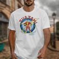 Shazam Comic Book Art Heroic Portrait Vintage Unisex T-Shirt