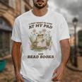 Stay At My Pad And Read Books Frog Introvert Reading Unisex T-Shirt Stay At My Pad And Read Books Frog Introvert Reading Unisex T-Shirt