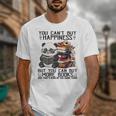 Teacher Bookworm Book Lover Panda Reading Book Librarian Tee Unisex T-Shirt