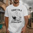 Today I'm A Serious Goose Animal Reading Book Lovers Unisex T-Shirt Today I'm A Serious Goose Animal Reading Book Lovers Unisex T-Shirt
