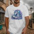 Unicorn Reading For Book Lovers Readers Unisex T-Shirt Unicorn Reading For Book Lovers Readers Unisex T-Shirt