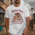 Vintage Retro North Pole Book Club Hot Cocoa Unisex T-Shirt