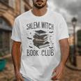 Vintage Salem Book Club Cat Bookish Spooky Halloween Unisex T-Shirt