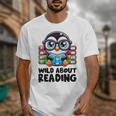 Wild About Reading Book Lover Penguin Unisex T-Shirt