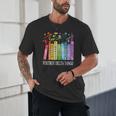 8647 Foxtrots Tangos Deltas Book Flower Resist Book Lovers Unisex T-Shirt