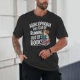 Abibliophobia Dog Book Lover Library Unisex T-Shirt Abibliophobia Dog Book Lover Library Unisex T-Shirt