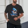 Adorable Book Lover Blue Jay With Reading Glasses Cute Unisex T-Shirt Adorable Book Lover Blue Jay With Reading Glasses Cute Unisex T-Shirt
