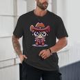 Adorable Book Lover Cowboy With Reading Glasses Cute Unisex T-Shirt