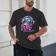 Adorable Book Lover Robot With Reading Glasses Cute Unisex T-Shirt