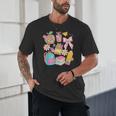 Apple Disco Pencil Books Bow Teacher Student Back To School Unisex T-Shirt Apple Disco Pencil Books Bow Teacher Student Back To School Unisex T-Shirt