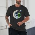 Astronaut Reading Book To Alien Shirt Moon Space Lover Kids Unisex T-Shirt Astronaut Reading Book To Alien Shirt Moon Space Lover Kids Unisex T-Shirt