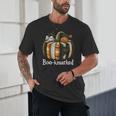 Boo-Kmarked Fall Pumpkin Books Halloween Teacher Teaching Unisex T-Shirt