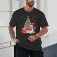 Book Christmas Tree Bookworm Gingerbread Man Snowman Reading Unisex T-Shirt Book Christmas Tree Bookworm Gingerbread Man Snowman Reading Unisex T-Shirt