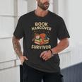 Book Hangover Survivor Reading Humor Librarian Bibliophiles Unisex T-Shirt