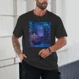 Book Library Bookshelf Armchair Window Pattern Print Unisex T-Shirt