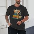 Book Lover Elephant Reading Books Library Read Books Be Kind Unisex T-Shirt Book Lover Elephant Reading Books Library Read Books Be Kind Unisex T-Shirt