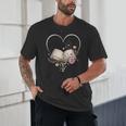 Book Lover Heart Shaped Reading Art Librarian Unisex T-Shirt Book Lover Heart Shaped Reading Art Librarian Unisex T-Shirt