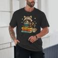 Book Lover Racoon Reading Bookish Library Read Books Be Kind Unisex T-Shirt