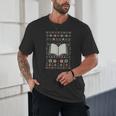Book Reading Ugly Christmas Unisex T-Shirt