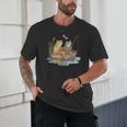 Book Shirt Frog Toad Fishing Vintage Book Frog Unisex T-Shirt Book Shirt Frog Toad Fishing Vintage Book Frog Unisex T-Shirt