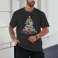 All Booked For Christmas Teacher Reading Student Bookworm Unisex T-Shirt