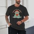 Bookmarks Are For Quitters Frog Reading Book Graphic Unisex T-Shirt