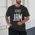 Books Are My Jam Graphic For Introverts Unisex T-Shirt