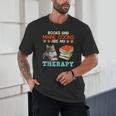 BOOKS AND MAINE COONS ARE MY THERAPY Main Coon Unisex T-Shirt BOOKS AND MAINE COONS ARE MY THERAPY Main Coon Unisex T-Shirt
