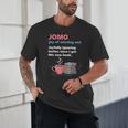 Books Saying JOMO Joy Of Missing Out For Bookworms Unisex T-Shirt Books Saying JOMO Joy Of Missing Out For Bookworms Unisex T-Shirt