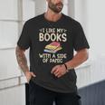 I Like My Books With a Side Of Panic Thriller Unisex T-Shirt