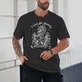I Like My Books Spicy And My Coffee ICY Skeleton Meme Unisex T-Shirt