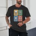 Books Yarn Coffee Repeat Crocheting Unisex T-Shirt Books Yarn Coffee Repeat Crocheting Unisex T-Shirt