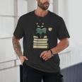 Cat Reading Book Unisex T-Shirt
