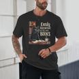 Cats And Books Book & Cat Lover Easily Distracted By Unisex T-Shirt Cats And Books Book & Cat Lover Easily Distracted By Unisex T-Shirt