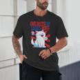 Childless Cat Ladies Vote Kamala Harris Cute Comic Book Cat Unisex T-Shirt