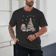 Christmas A Penguin Reading Book Snowflake Cocoa Hot Teacher Unisex T-Shirt Christmas A Penguin Reading Book Snowflake Cocoa Hot Teacher Unisex T-Shirt