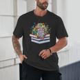 Color Our World Summer Reading 2025 Cute Book Wildflowers Unisex T-Shirt